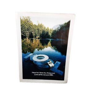 1971 Kool Cigarettes Never Hot Never Dry Always Cool Original Print Ad vintage